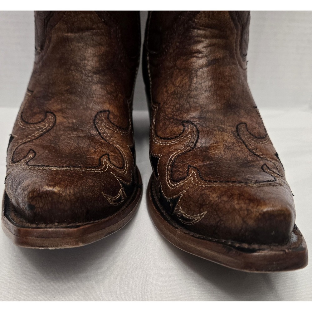 Circle G by Corral Womens Side Embroidery Snip Toe Leather Western Boots L5247 - Picture 12 of 16